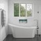 Alfi Brand 24 x 12 Polished SS Horizontal Sgl Shelf Bath Shower Niche ABN2412-PSS - alternate 10